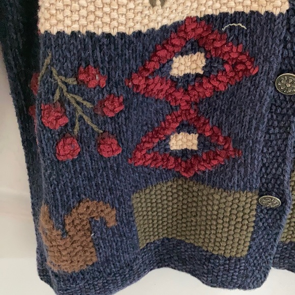 Fall Embroidered Cardigan - Picture 7 of 12